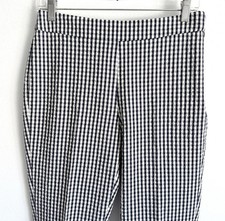 Navy & White Gingham Seersucker Ankle Pants J.Crew / Talbots / Ann Taylor — listing 3