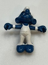 Vintage Gymnast Super Smurf Figurine (No Parallel Bars) — listing 2