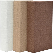 Set of 3 Decorative Faux Book Storage Boxes, Leather-Look Antique Style — listing 5