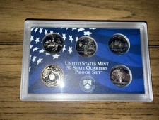 1999 US Mint 50 State Quarters Proof Set (5 Coins, Clad) with Box & COA — listing 5