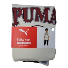 PUMA Toddler Boys 3-Piece Set - Two Tees (Gray, Red) & Joggers, Size 3T, NWT — listing 2