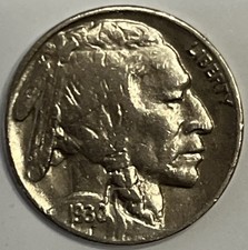 Buffalo Nickel (Indian Head Five Cents), Type 2, Recessed Ground Reverse - Date Not Visible — listing 6