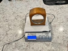 Vintage Art Deco Streamline Bakelite Electric Desk Lamp with Built-In Clock — listing 2