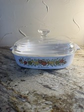CorningWare Spice O' Life 'La Marjolaine' Casserole and Grab-It Bowl with Glass Lids — listing 6