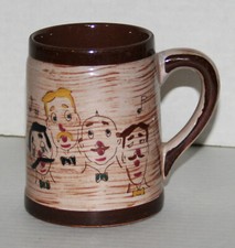 Pennsbury Pottery "Sweet Adeline" Barbershop Quartet Hand-Painted Pitcher — listing 3