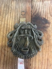 Vintage 1978 Indiana Metal Craft Brass Belt Buckle - Fighting Wild Horses with Enamel Accents, N88