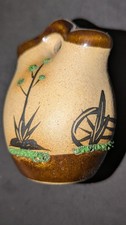 Southwestern Native American Style Pottery Vase, Geometric Cylinder, Unknown Maker — listing 4