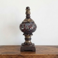 Glazed Ceramic Decorative Finial with Scrolled Acanthus Motif Yes - impressed/stamped mark — listing 3