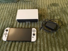 Nintendo Switch OLED Model Console with White Joy-Cons, Dock & Grip, listing 5