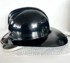 Vintage Assistant Chief Fire Helmet with Leather Front Shield, WFD — listing 4
