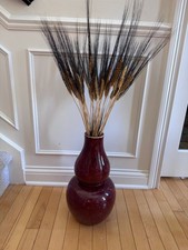 Oxblood (Sang de Boeuf) Glazed Double-Gourd Ceramic Vase (Pair) — listing 6