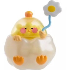 Novelty Fried Egg Plate with Cartoon Chickens, Signed by Artist, listing 3