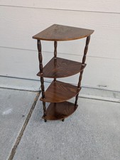 Antique Victorian Spindle Etagere 3-Tier Display Shelf Stand — listing 5