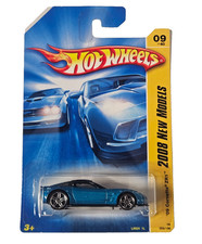 Hot Wheels 2008 New Models '09 Corvette ZR1, #009/196, Blue — listing 5