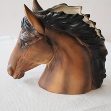 Ceramic Horse Head Bust Sculpture — listing 5