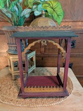 Hand-Carved Wooden Hindu Temple Mandir Home Shrine — listing 5