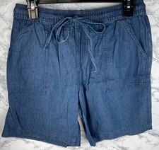 Style & Co Women's Pull-On Mid Rise Shorts, Black, Size L — listing 2