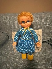 Vintage Mattel Miss Beasley Talking Doll (Non-Working, Blue Polka Dot Outfit) — listing 5