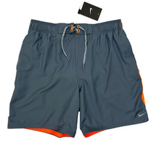Nike Men's Orange Swim Trunks with Mesh Lining — listing 3