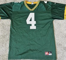 Nike Green Bay Packers Brett Favre #4 Game Jersey, Green, Men's Large — listing 4