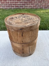 Antique Wooden Box Coffee Grinder with Cast Iron Hopper and Crank — listing 4