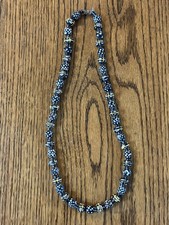 Vintage African Trade Bead Necklace with Venetian Millefiori and Vinyl Heishi Beads — listing 2