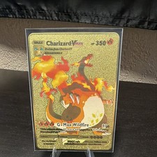 Charizard VMAX Gold Metal Novelty Card (Non-Official Fan/Replica Card) — listing 6