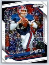 Panini Prizm Black Jim Kelly Orange Prizm Refractor /49, listing 2