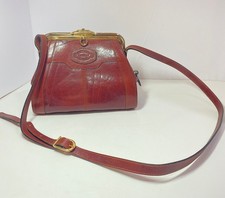 Oroton Australia Vintage Canvas & Leather Crossbody Bag — listing 5