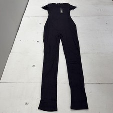 Fashion Nova Black Long Sleeve Wide Leg Jumpsuit with Keyhole Cutout, listing 3