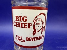 Vintage Big Chief Beverages Embossed Soda Bottle, Winston-Salem NC — listing 3