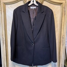 Kasper for A.S.L. Women's Cream Longline Blazer Jacket, Size 16 — listing 4