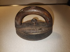 Antique Cast Iron Sad Iron (Flat Iron) with Loop Handle, Maker Unknown — listing 5