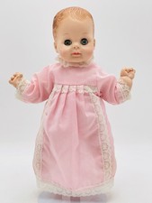 Vintage 1960s Vogue Dolls Baby Dear Doll in Original Box with Pink Gingham Dress — listing 3
