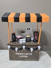 Freshly Boo'd Coffee Ghost Stand Halloween Resin Tabletop Decoration — listing 2