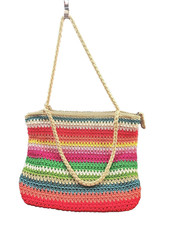 The Sak Originals Crochet Striped Tote Purse with Original Tassel — listing 2