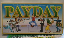1975 Parker Brothers PAY DAY Board Game ("Where Does All the Money Go?") — listing 3