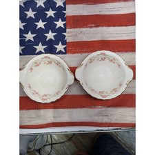 Pope-Gosser China White & Gold Covered Vegetable Tureen with Partial Dinnerware Set — listing 6