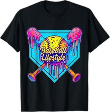 Baseball Lifestyle 101 Ice Cream Shorts - Vanilla Sprinkle Print Mesh Shorts, Size Small — listing 5