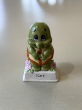 Vintage 1970s "I Like You" Sillisculpts Resin Figurine (Boy in Plaid Cap) — listing 4