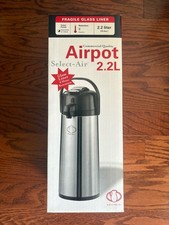 Stainless Steel Insulated Pump Airpot Coffee Dispenser — listing 4