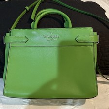 Kate Spade Red Ostrich-Embossed & Cream Leather Crossbody Flap Bag — listing 3