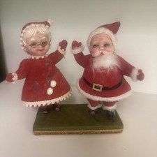 Vintage Figural Milk Glass Santa Claus Christmas Light Bulb — listing 2