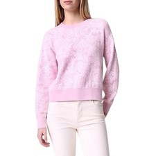 Ann Taylor Baroque Floral Jacquard Knit Bodycon Sweater Dress