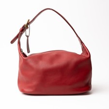 Coach Soho Mini Signature Shoulder Bag in White/Cream with Buckle Flap — listing 3