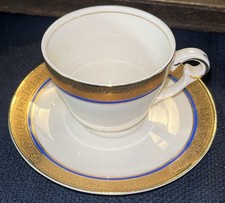 Pope-Gosser China White & Gold Covered Vegetable Tureen with Partial Dinnerware Set — listing 2