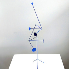 Kinetic Hanging Brass Disc Mobile in the Style of Alexander Calder — listing 3