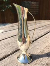 Vintage Silverplate Bud Vase with Handle, Holiday Imports Japan — listing 4