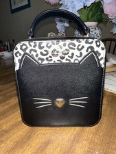 Kate Spade New York Lot of 3: Cream Satchel Handbag, Cat Novelty Wallet, Red Bow Wallet — listing 5
