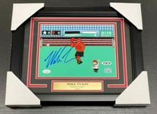 Framed Mike Tyson Signed Boxing Trunks Display with Photo Montage and WBC Belt Graphic — listing 2